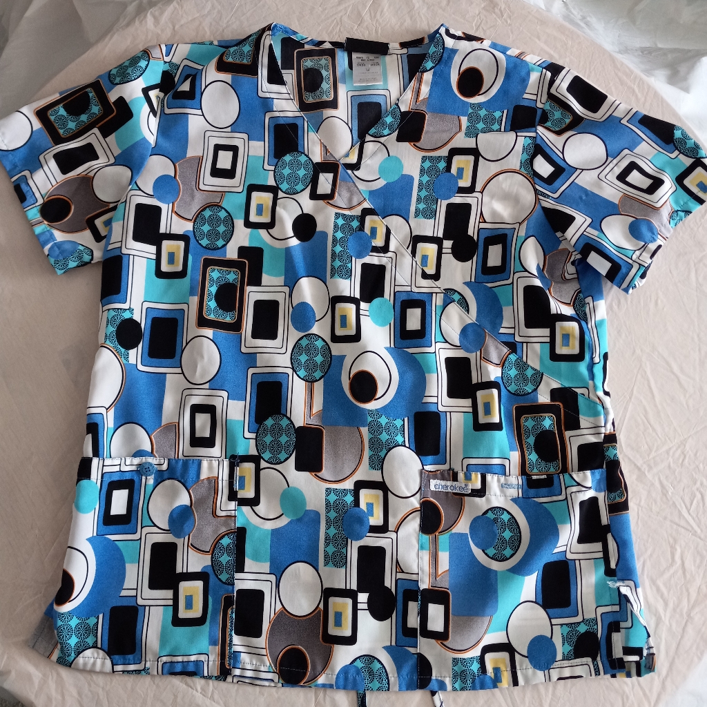 Cherokee Nurse's Nursing Scrubs Scrub Top M